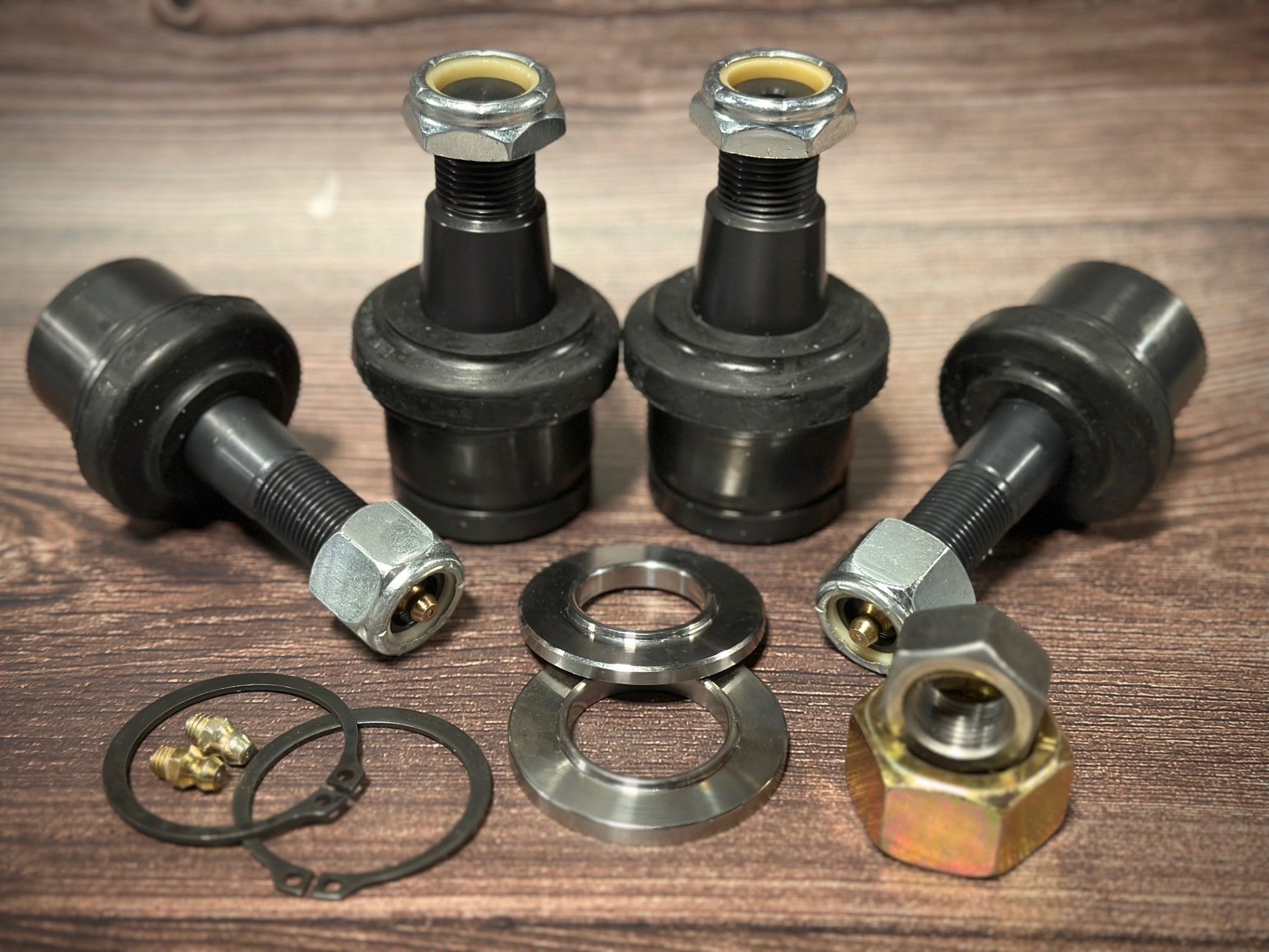 ** SET OF 4 ** OVERSIZED EMF Dana 60 Dodge and Ford Superduty Upper and Lower Ball Joints