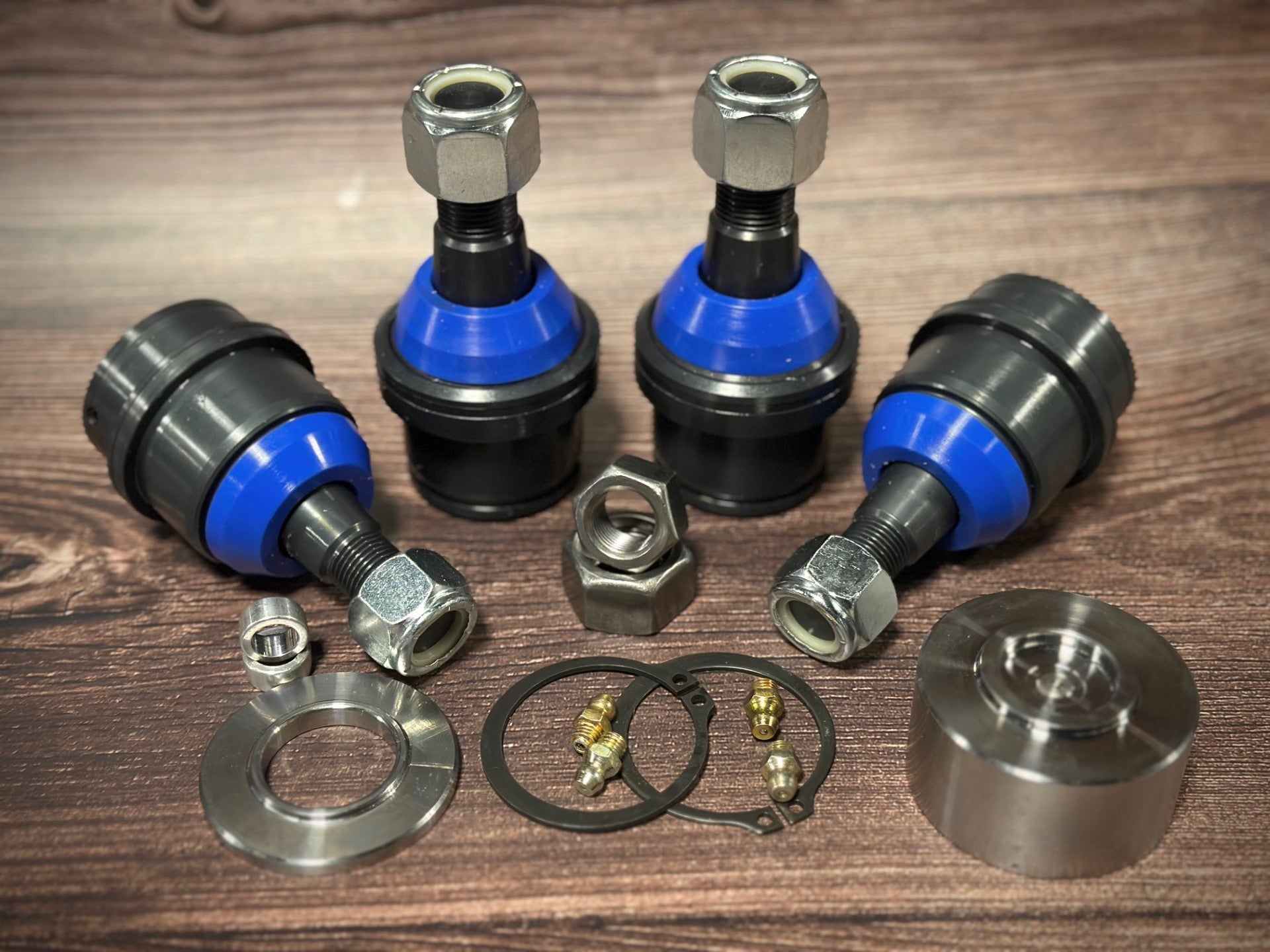 ** SET OF 4 OVERSIZED** EMF Dodge Ram 03-09 4WD Upper and Lower Ball Joint Kit