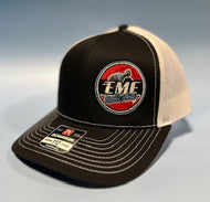 Black on White Trucker Snapback